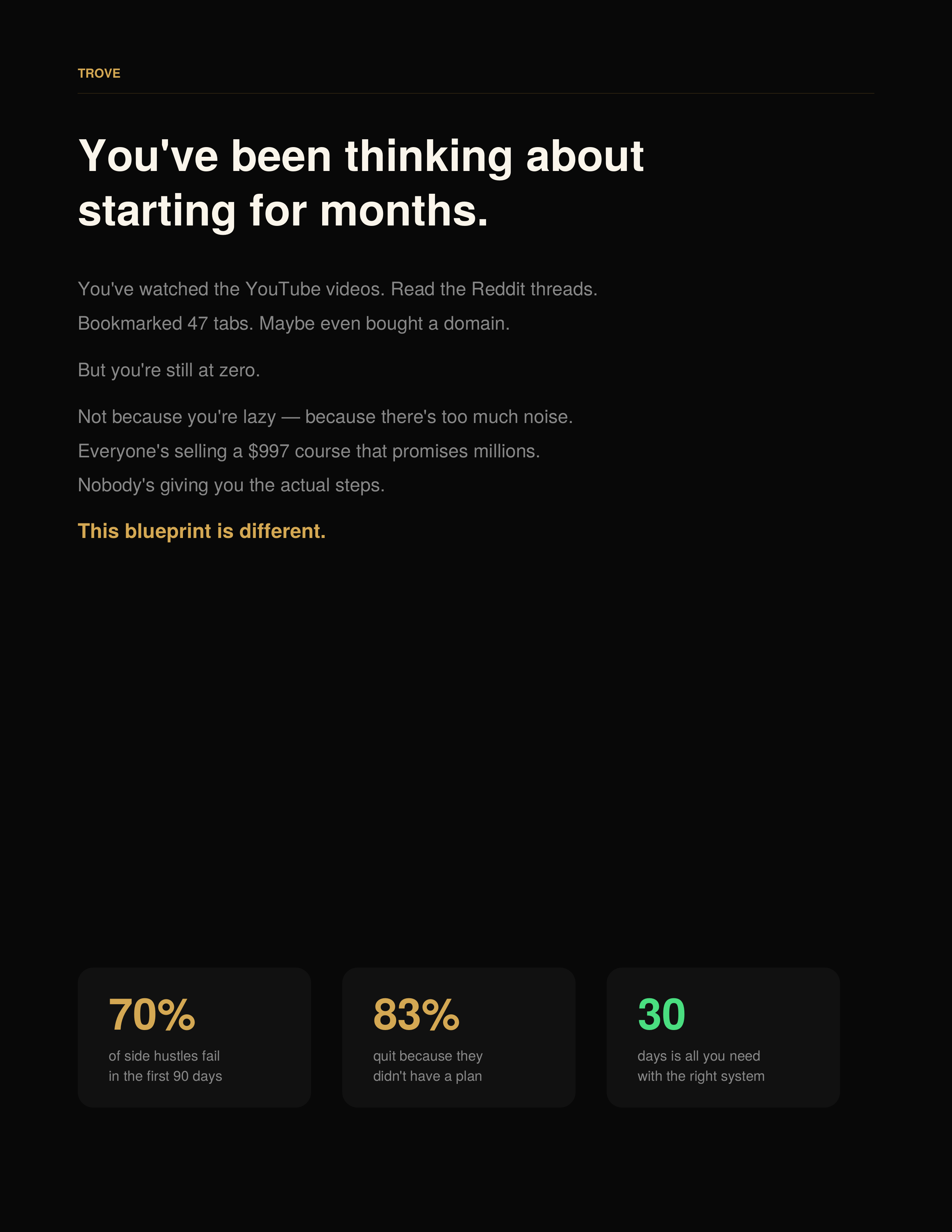 The Launch Blueprint — From Zero to Online Income in 30 Days